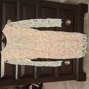 White laced dress by Missguided